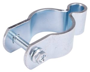 (image for) ProSource LR-185-PS Pipe Gate Hinge, Steel, Zinc, 180 deg Range of Motion, 70 (Pc) lb