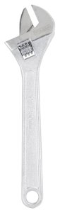 (image for) Vulcan WC917-07 Adjustable Wrench, 10 in OAL, Steel, Chrome
