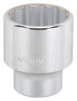 (image for) Vulcan MT-SS6052 Drive Socket, 1-5/8 in Socket, 3/4 in Drive, 12-Point, Chrome Vanadium Steel, Chrome