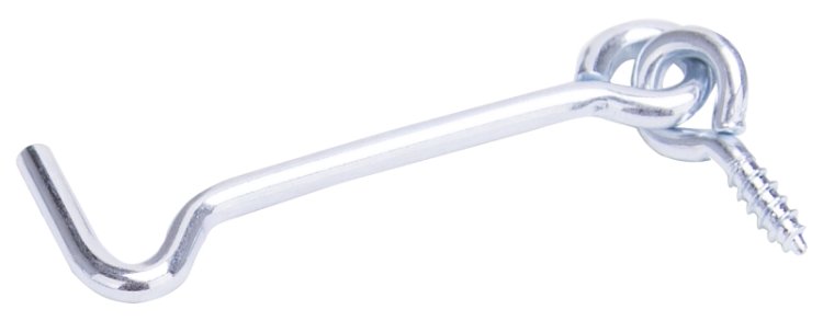 (image for) ProSource LR-408-PS Gate Hook and Eye, 1/8 in Dia Wire, Steel