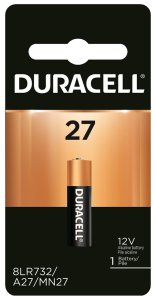 (image for) Duracell MN27BPK Battery, 12 V Battery, 20 mAh, MN27 Battery, Alkaline