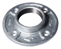 (image for) ProSource 27-2G Floor Flange, 2 in, 5.2 in Dia Flange, FIP, 4-Bolt Hole, 0.31 in, 8 mm in (mm) Dia Bolt Hole