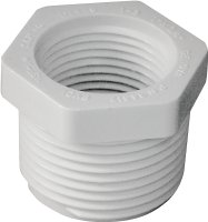 (image for) IPEX 435702 Bushing, 1 x 3/4 in, MPT x FPT, PVC, SCH 40 Schedule