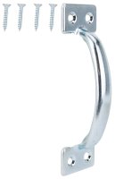 (image for) ProSource 20912ZCB-PS Door Pull, 1-3/4 in W, 6-1/2 in D, 1-1/2 in H, Steel, Zinc Plated