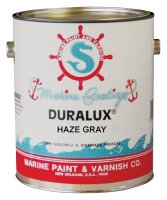 (image for) Duralux M731-1 Marine Paint, High-Gloss Sheen, Haze Gray, 1 gal, Can, 400 to 500 sq-ft/gal Coverage Area
