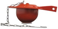 (image for) Keeney K833-3 Toilet Tank Flapper, Rubber/Vinyl, Red, For: 3 in Flush Valves