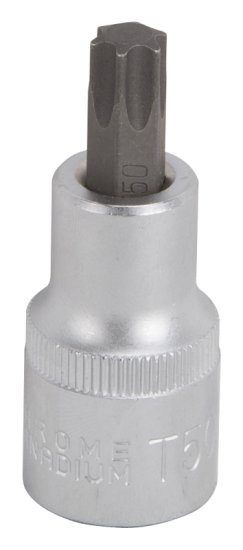 (image for) Vulcan 3505012414 Fractional Star Bit Socket, T50 Tip, Chrome