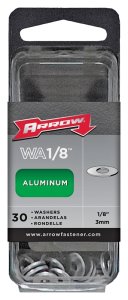(image for) Arrow WA1/8 Washer, 1/8 in ID, Aluminum
