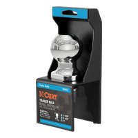 (image for) Curt 40062 Trailer Ball, 1-7/8 in Dia Ball, 1 in Dia Shank, 3500 lb Gross Towing, 250 ft-lb Tongue Load, Steel