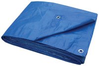 (image for) ProSource T1620BB70 Tarpaulin, 20 ft L, 16 ft W, 3.5 mil Thick, Polyethylene, Blue