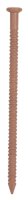 (image for) ProSource NTP-081-PS Panel Nail, 15D, 1-5/8 in L, Steel, Painted, Flat Head, Ring Shank, Brown, 171 lb