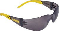 (image for) DEWALT DPG54-2C Safety Glasses, Smoke Lens, Black/Yellow Frame, Polycarbonate Lens, Plastic Frame