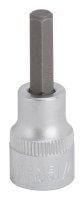 (image for) Vulcan 3506005820 Fractional Hex Bit Socket, 1/4 in Tip, 3/8 in Drive, Chrome, 1-7/8 in OAL