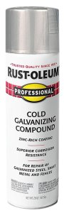 (image for) Rust-Oleum 7585838 Galvanizing Compound Paint, Cold Gray, Flat/Matte, 20 oz