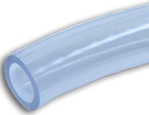(image for) Abbott Rubber T10 Series T10004002 Tubing, 1/4 in OD, 1/8 in ID, Clear, 100 ft L