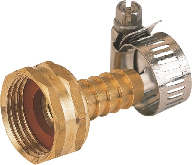 (image for) Landscapers Select GB934F3L Hose Coupling, 1/2 in, Female, Brass, Brass
