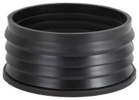 (image for) ProSource 44U-405 Hub Donut, 4 x 4 in, PVC, Black