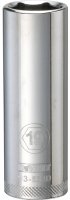 (image for) DEWALT DWMT93534OSP Drive Socket, 19 mm Socket, Deep Socket, 3-1/8 in OAL, 1/2 in Drive, 6-Point, Vanadium Steel