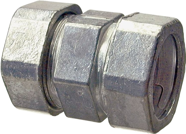 (image for) Halex 02210 Coupling, 1 in Compression, Zinc