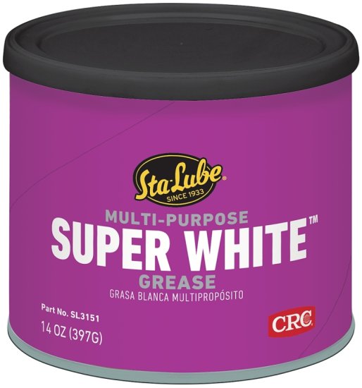 (image for) Sta-Lube SUPER WHITE SL3151 Lithium Grease, 14 oz Can, White