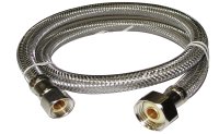 (image for) Plumb Pak EZ Series PP27148 Sink Supply Tube, 3/8 in Inlet, Compression Inlet, 1/2 in Outlet, IP Outlet, 48 in L