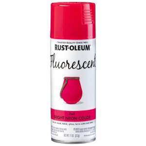 (image for) Rust-Oleum 342569 Specialty Paint, Flat/Matte, Fluorescent Pink, 11 oz, Aerosol Can