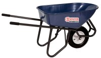 (image for) Seymour 85730 Industrial Wheelbarrow, Steel, 1-Wheel, Standard Knobby Tire Wheel, 16 in Wheel, Cushion Grip Handle