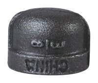 (image for) ProSource B300 10 Pipe Cap, 3/8 in, FIP, Malleable Iron, 40 Schedule, 300 psi Pressure
