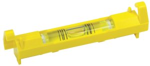 (image for) STANLEY 42-193 Line Level, 3-3/32 in L, 1-Vial, 2-Hang Hole, ABS, Yellow