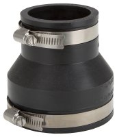 (image for) ProSource FC56-32 Coupling, 3 x 2 in, Cast Iron, Plastic and Steel Drain Pipes, PVC, Black
