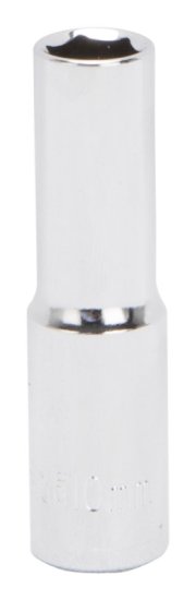 (image for) Vulcan MT6500664 Drive Socket, 10 mm Socket, 3/8 in Drive, 6-Point, Chrome Vanadium Steel, Chrome
