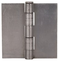 (image for) ProSource LR-020-PS Door Hinge, 3-1/2 in W Door Leaf, 3-1/2 in H Door Leaf, 2.2 mm Thick Door Leaf, Steel, Plain Steel