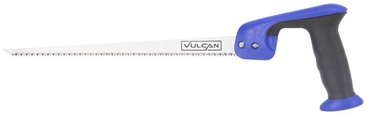 (image for) Vulcan JLO-033 Wood Compass Saw, 12 in L Blade, 1-3/8 in W Blade, 7 TPI, Steel Blade, Black Handle