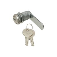 (image for) National Hardware VKA825 Series N192-484 Utility Lock, 2.33 in L x 0.62 in W x 1.39 in D Dimensions, Chrome, Keyed Lock