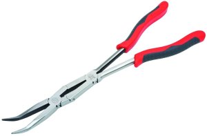 (image for) Crescent PSX201C Nose Plier, 13.27 in OAL, 4 in Jaw Opening, Black/Red Handle, Comfort-Grip Handle, 2-1/2 in L Jaw