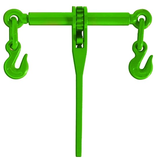 (image for) Baron RLB3812 Load Binder, 9200 lb Working Load, Double-Acting End Fitting, 3/8 to 1/2 in Chain/Rope, Ratchet Handle