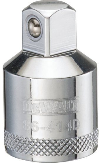 (image for) DEWALT DWMT86414OSP Reducing Adapter, 1/2 in Drive, Female Drive, 3/8 in Output Drive, Male Output Drive, 1-11/32 in L