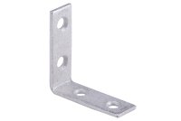(image for) ProSource CB-G015-C4PS Corner Brace, 1-1/2 in L, 1-1/2 in W, 1/2 in H, Galvanized Steel, Galvanized