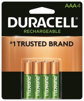 (image for) Duracell 66160 Battery, 1.2 V Battery, 700 mAh, AAA Battery, Nickel-Metal Hydride, Rechargeable