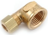 (image for) Anderson Metals 750070-0808 Tube Elbow, 1/2 in, 90 deg Angle, 200 psi Pressure
