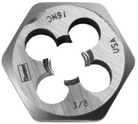 (image for) Irwin 9434 Machine Screw Die, 3/8-16 Thread, NC Thread, Right Hand Thread, HCS