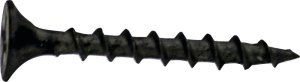 (image for) ProFIT 0286109 Screw, #6 Thread, 1-5/8 in L, Coarse Thread, Bugle Head, Phillips Drive, Phosphate, Sharp Point