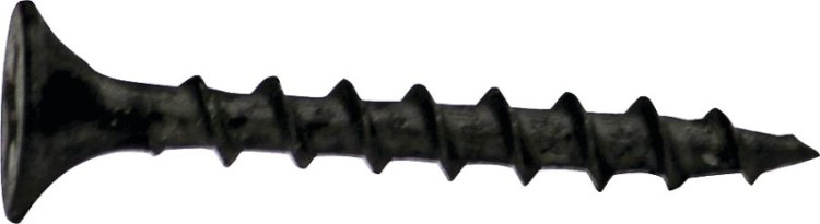 (image for) ProFIT 0286109 Screw, #6 Thread, 1-5/8 in L, Coarse Thread, Bugle Head, Phillips Drive, Phosphate, Sharp Point