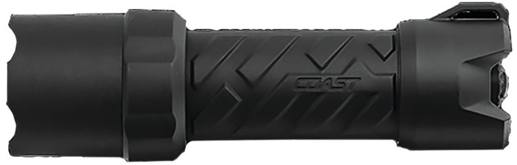 (image for) Coast 20763 Twist Focus Flashlight, AAA Battery, LED Lamp, 320, 105, 30 Lumens, Bulls-Eye Spot Beam, Black