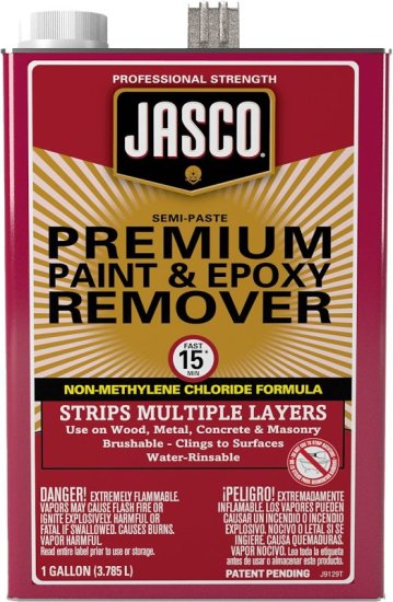 (image for) Jasco GJPR500 Paint and Epoxy Remover, Liquid, Aromatic, Opaque, 1 gal