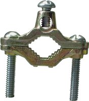 (image for) Halex 36010 Ground Clamp, 10 to 2 AWG Wire, Bronze, 2-5/16 in W x 2-1/2 in H