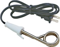 (image for) Norpro 559 Instant Heater, Brass, Black/White, Nickel