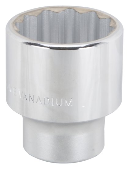 (image for) Vulcan MT-SS6052 Drive Socket, 1-5/8 in Socket, 3/4 in Drive, 12-Point, Chrome Vanadium Steel, Chrome