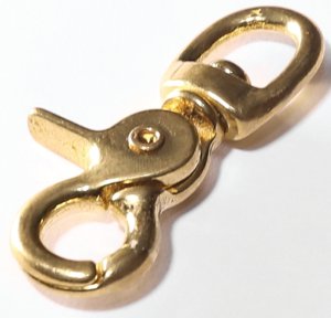 (image for) Baron 5013B-1/2 Trigger Snap, 40 lb Working Load, Solid Bronze, Polished