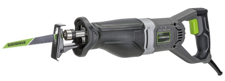 (image for) Genesis GRS101B Variable Speed Reciprocating Saw, 10 A, 1-1/8 in L Stroke, 0 to 3000 spm
